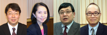 講師陣　左から大田敬治氏、井手美由樹氏、小島慎一氏、大野隆行氏